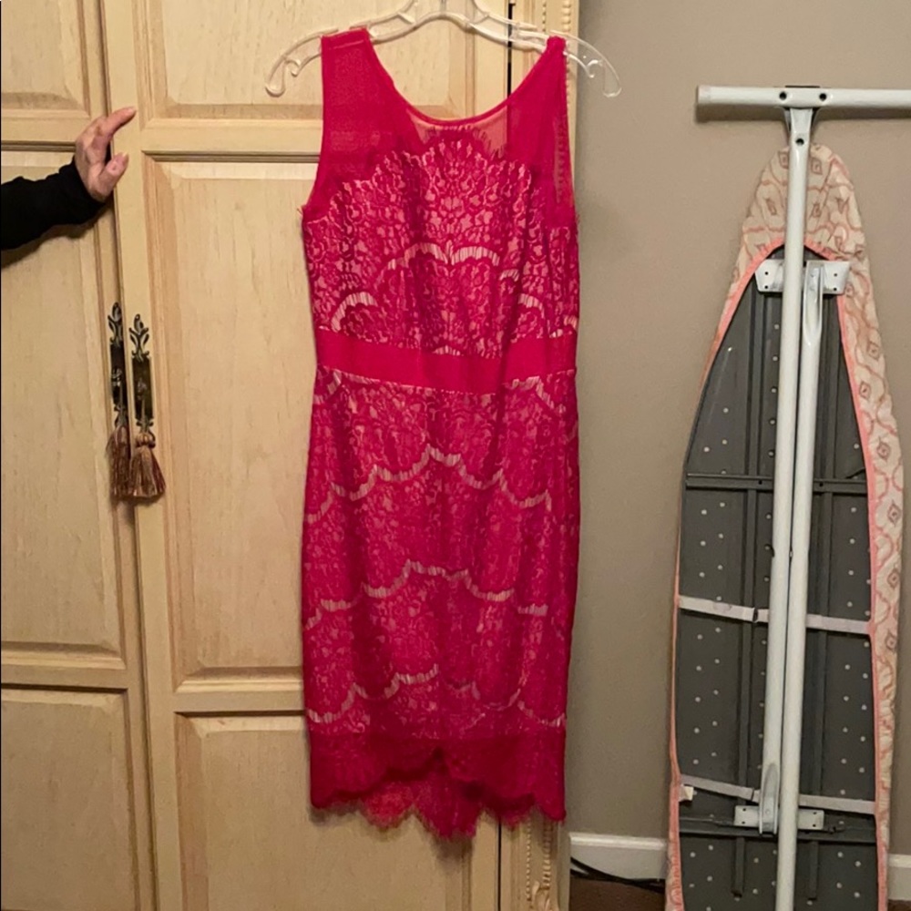Jax red lace dress